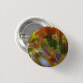 Versteinertes Regenbogenholz Button (Vorne & Hinten)