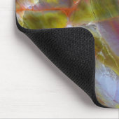 Versteinertes Regenbogenholz Mousepad (Ecke)