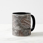 Versteinertes Trilobites: TRILOBITE FOSSILIEN Tasse (VorderseiteRechts)