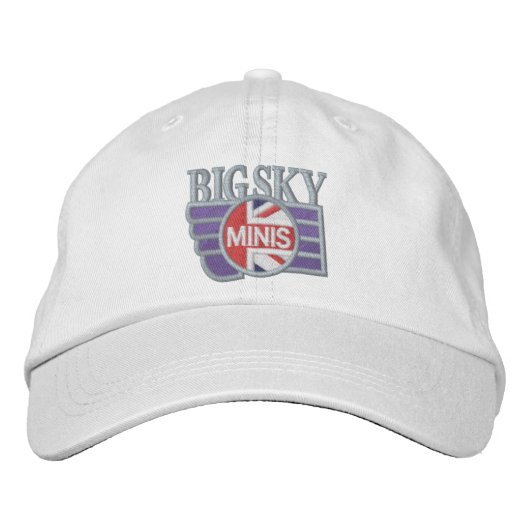 Verstellbare Klappe Bestickte Baseballkappe (Vorderseite)