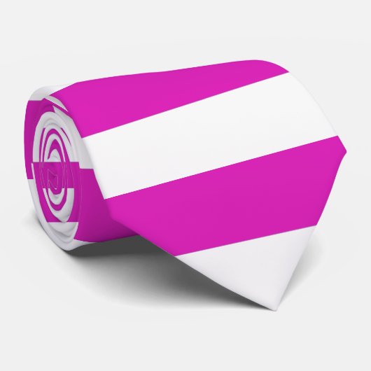 verstellbares Rosa STRIPEN Krawatte (Gerollt)