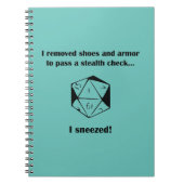 Verstohlener Karo! Notizblock (Vorderseite)