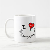 Verstopfenherz-Verstopfung des geschenk-I Kaffeetasse (Links)