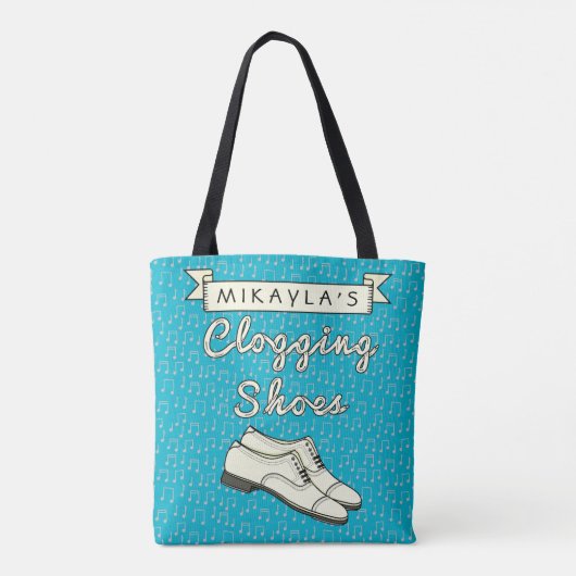 Verstopfenschuhe blauer Cloggers | Tasche (Rückseite)