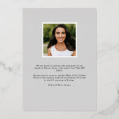 Verstopfte Blätter | Ankündigung von Foto Abschlus (Rückseite)