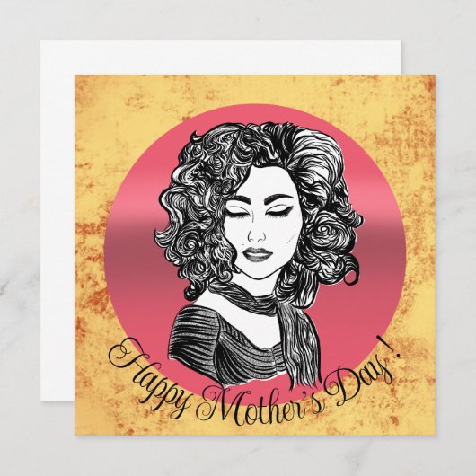 Verstopfte Haarschönheit - Muttertag (Vorne/Hinten)