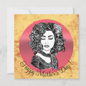 Verstopfte Haarschönheit - Muttertag (Vorderseite)