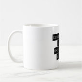 Verstopfte Menschen geben keinen Mist Kaffeetasse (Links)
