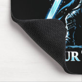 Verstopfte Toilette lustig Alpha Wolf Meme dumm Mousepad (Ecke)