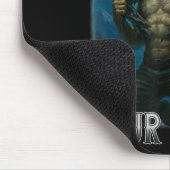 Verstopfte Toilette lustiger Alpha-Wolf-Meme dumm Mousepad (Ecke)