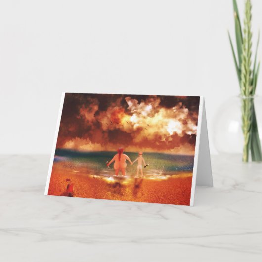 Verstopfung Feiertagskarte (Vorderseite)