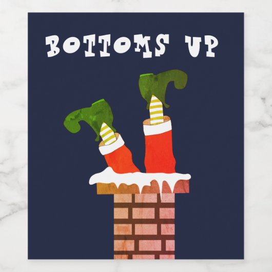 Verstopfung Weinetikett (Einzelnes Label)