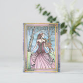 Verstorben in Avalon Märchen Postkarte (Stehend Vorderseite)