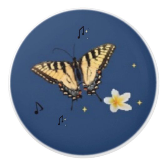 Verstorben in einem Quatrain von Adiela Akoo - Kno Keramikknauf (Vorderseite)