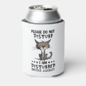 verstörte Katze Dosenkühler (Kanne Rückseite)