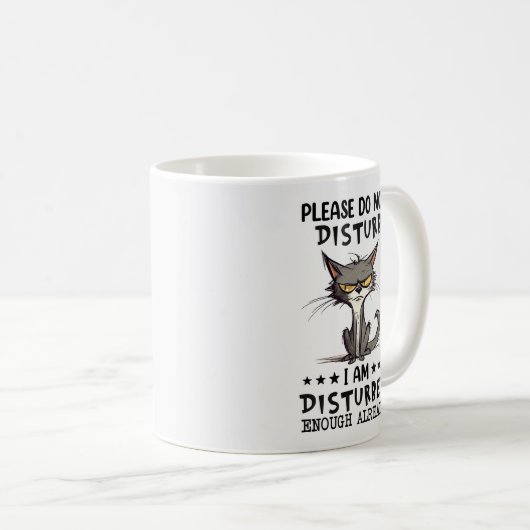 verstörte Katze Kaffeetasse (VorderseiteRechts)