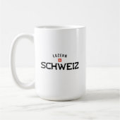 Verstörte Luzern Schweiz (Luzerne Schweiz) Kaffeetasse (Links)