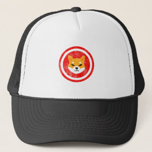 Verstörte Shiba Inu - nur Coin Logo - Tucker Hut Truckerkappe