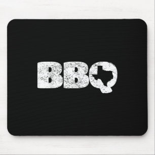 Verstörte Texas Tx Map Grillen Outfit Barbecue Ein Mousepad