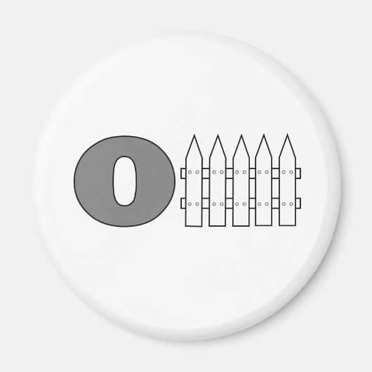 Verstoß (O Zaun) Magnet (Vorne)