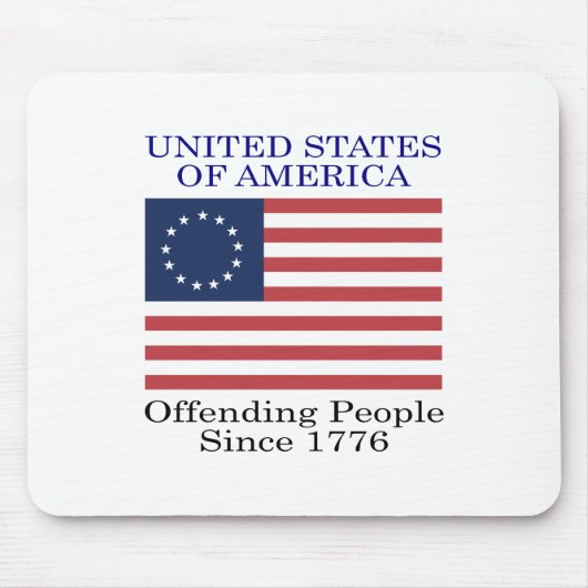 Verstoßende Personen seit 1776 Mousepad (Vorne)