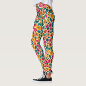 Verstreute Blumige Liebe Leggings (Links)