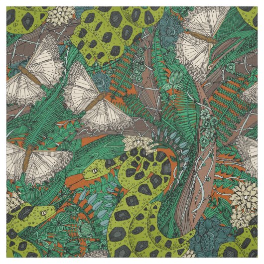 verstrickter Waldrost Stoff (Muster)