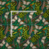 verstrickter Waldrost Stoff (Kachel)