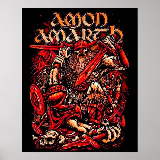 Verstümmelte Amon Amarth Bestes Geschenk für Fans Poster (Vorne)