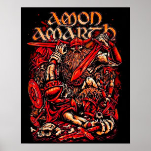 Verstümmelter Amon Amarth Bestes Geschenk für Fans Poster