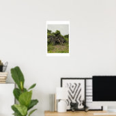 Verstümmeltes Baum-Foto-Poster Poster (Heimbüro)