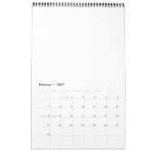 Verstummte Schatten: Abstrakte Gesichter Kalender (Feb 2027)
