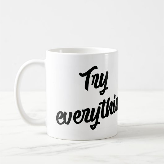 Versuch alles! kaffeetasse (Links)