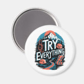 Versuch alles! magnet (Vorderseite/Rückseite)