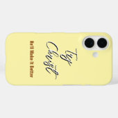 Versuch Christus - Er wird es gelb machen Case-Mate iPhone Hülle (Rückseite (Horizontal))