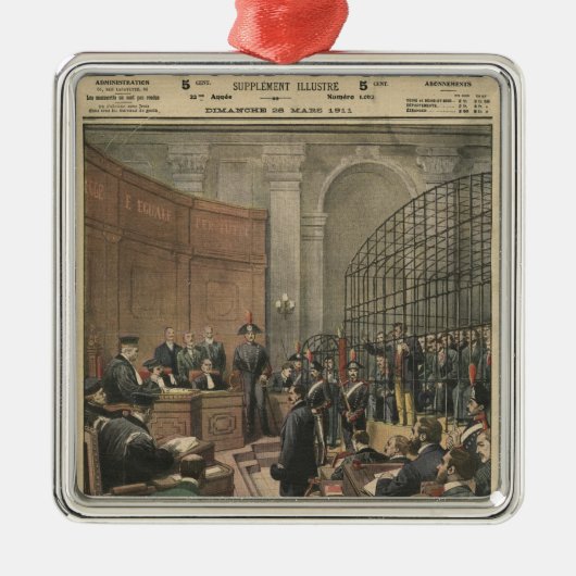 Versuch des Camorra Silbernes Ornament (Vorne)