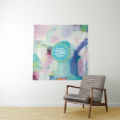 Versuch des Monogramm-| und luftiges helles Wandteppich (Beispiel)