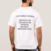 VERSUCH-DREIECKE! ERHALTEN SIE IN CONGRUENCY T-Shirt (Rückseite)