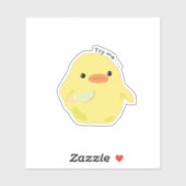 Versuch es mir, Frieden war nie eine Option Duck m Aufkleber (Blatt)