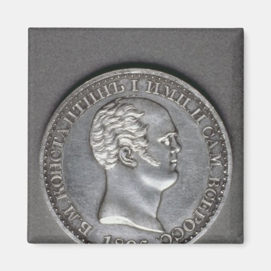 Versuch für einen Rubel Konstantinus Pavlowitsch Magnet (Vorne)