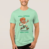 Versuch Linien St. Patricks Match Day Charge Tri-Blend Shirt (Vorderseite)