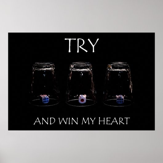 Versuch, mein Herz zu gewinnen Poster (Vorne)