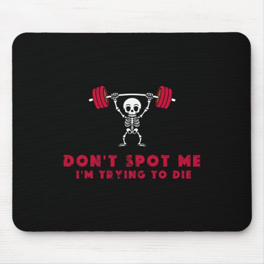 Versuch nicht, mich zu retten3 Ich versuche beim B Mousepad (Vorne)
