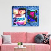 Versuch Nr. 3 Leinwanddruck (Insitu (Wohnzimmer))