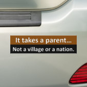 Versuch Parenting für eine Änderung Autoaufkleber (Auf Auto)