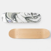 Versuch stark/Raum-Kraken-Skateboard Skateboard (Horizontal)