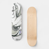 Versuch stark/Raum-Kraken-Skateboard Skateboard (Vorderseite)