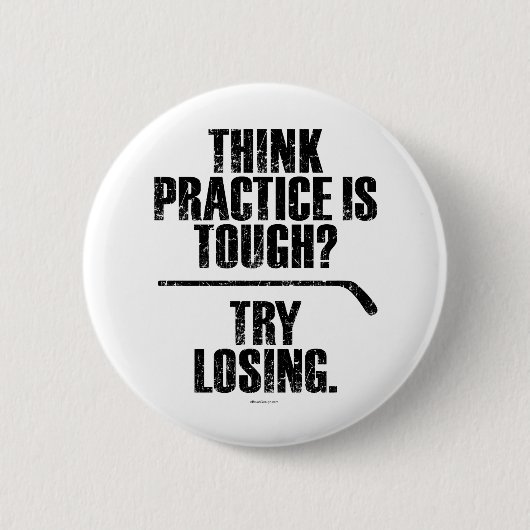 Versuch-Verlieren (Hockey) Button (Vorderseite)