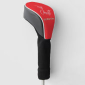Versuche Christus - Er wird es besser machen Rot Golf Headcover (angewinkelt)