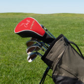 Versuche Christus - Er wird es besser machen Rot Golf Headcover (In SItu)